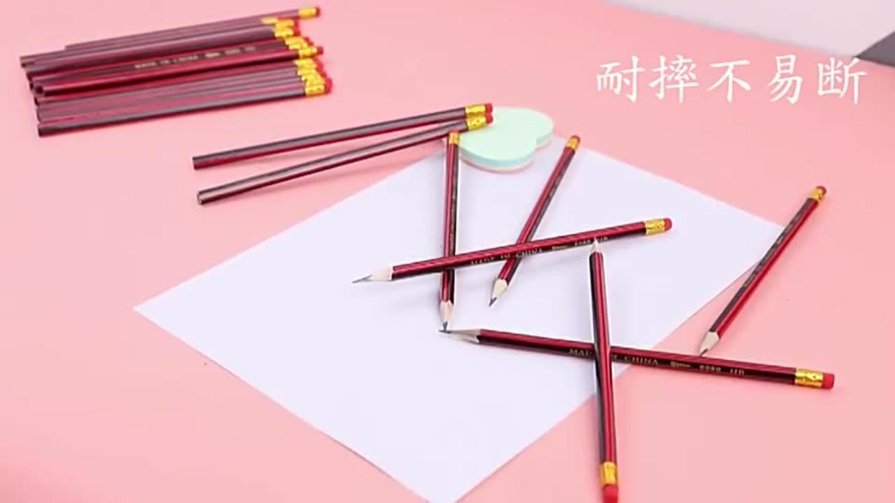 Combo 10 bút chì HB gỗ cute kèm tẩy