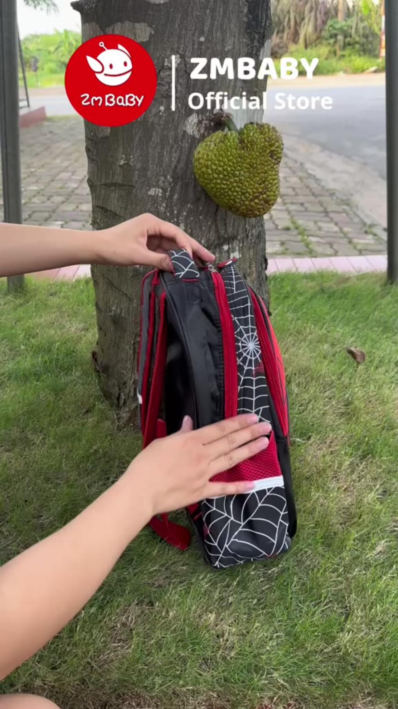 Balo tiểu học 3D siêu anh hùng chống gù cho bé trai