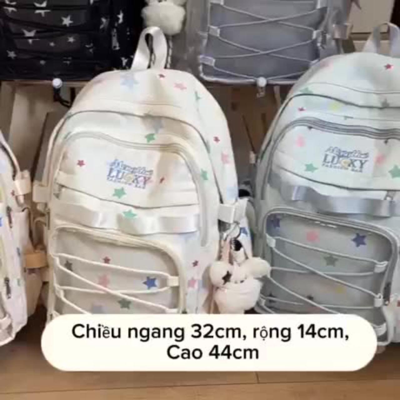 Balo nữ ulzzang tặng gấu