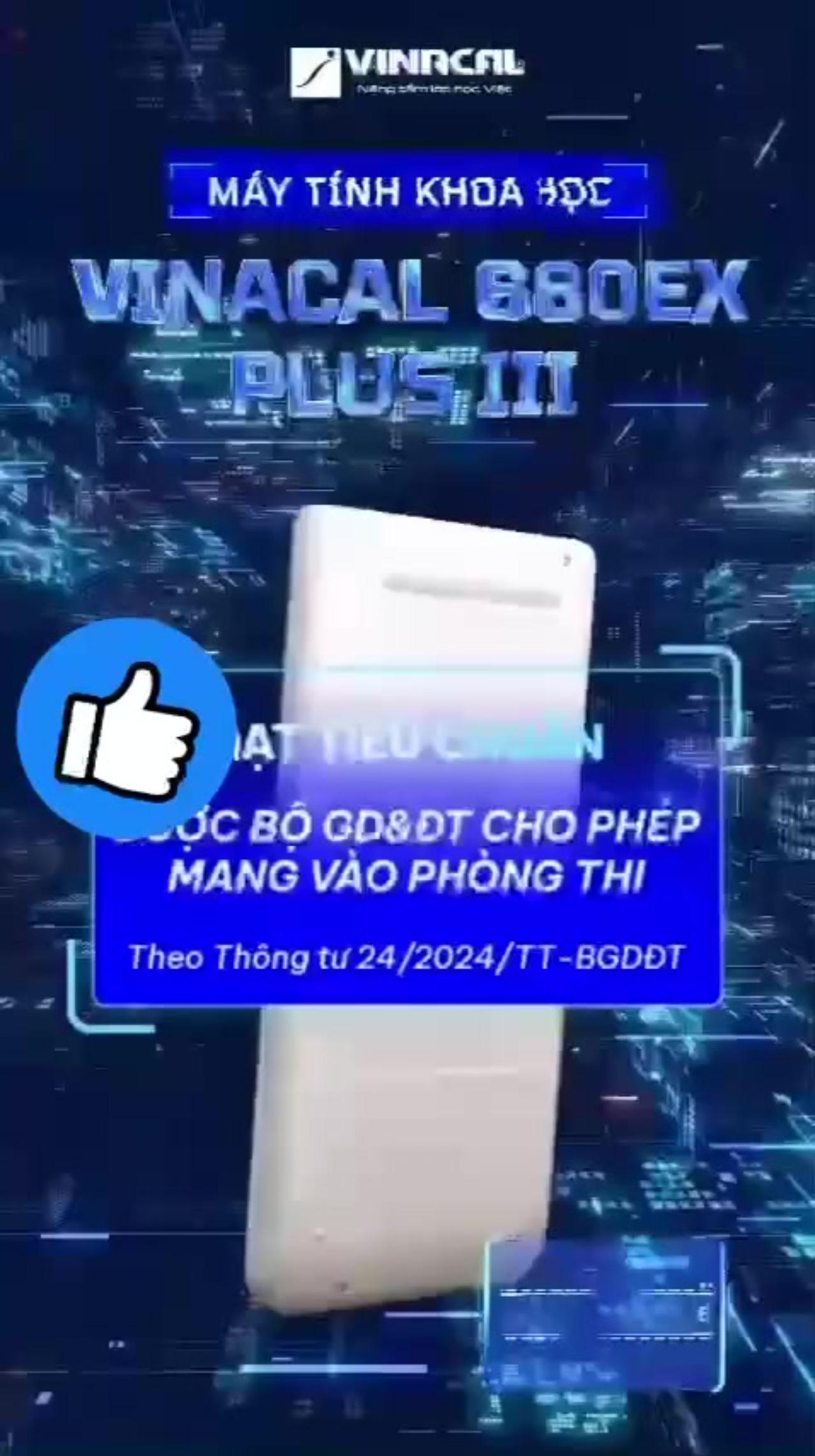 Máy tính VINACAL 680EX PLUS III