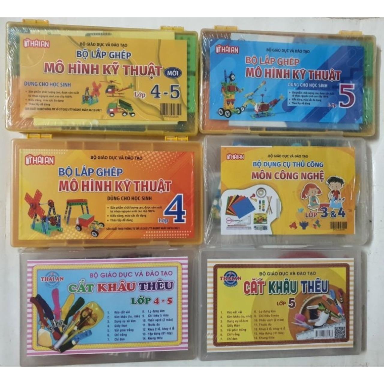 Bộ kỹ thuật thêu thủ công lớp 4-5