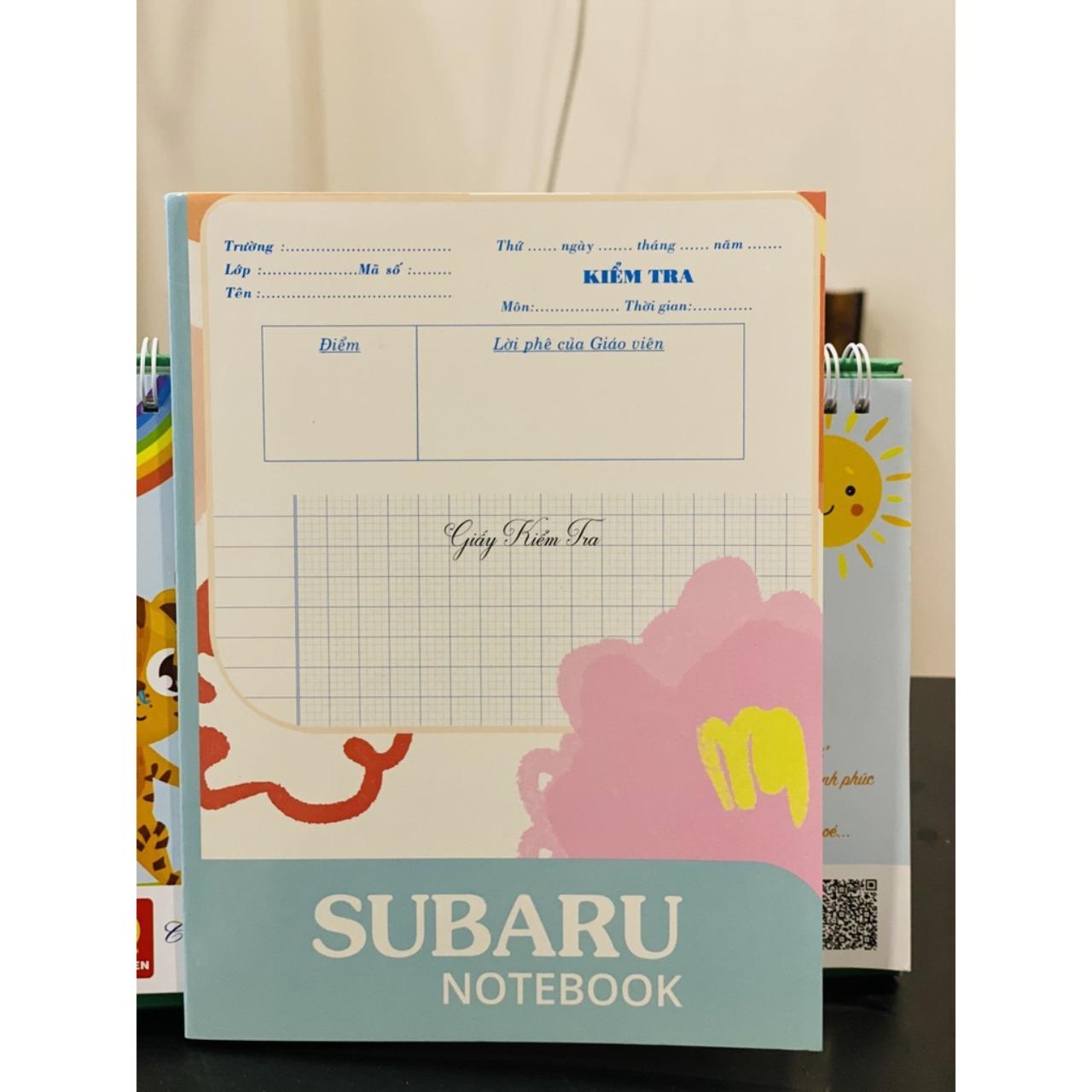 Combo Vở Subaru 4 Ô Ly