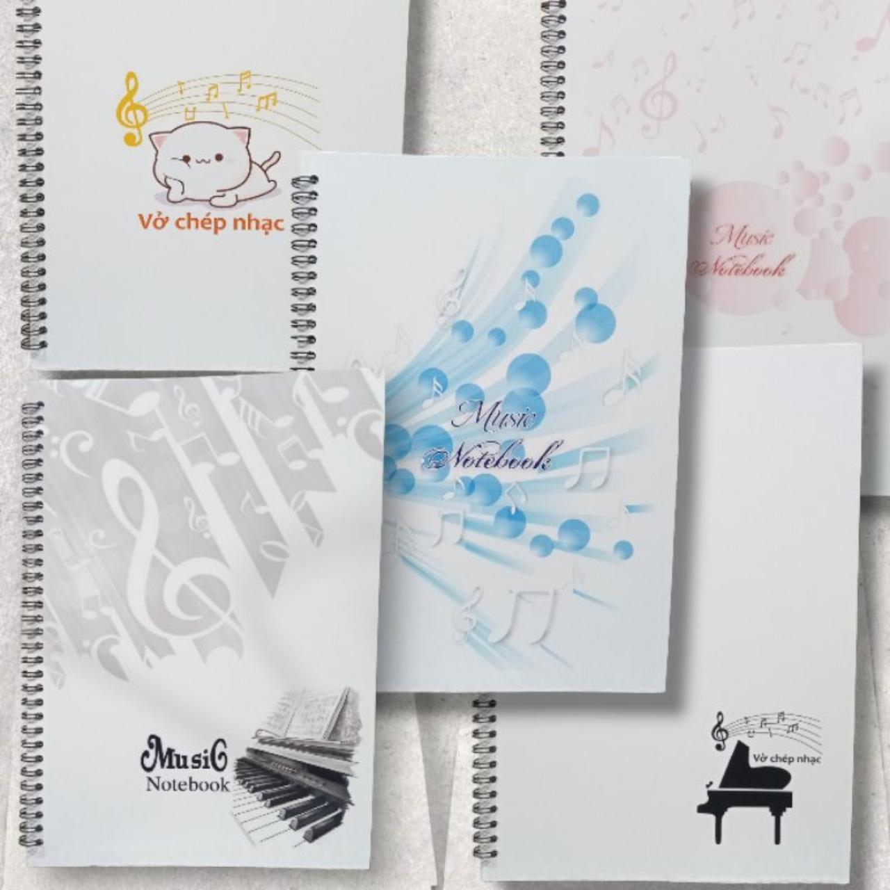 Vở Chép Nhạc A4 12 Khuông 100gsm